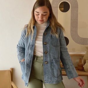 NWT Whimsy & Row light blue denim Jacket